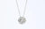 Bouquet Cluster Diamond Necklace 1/2 Cttw 14K White Gold