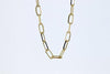 NECKLACES - 14K Yellow Gold 3.1mm 18 Inch Paper Clip Necklace