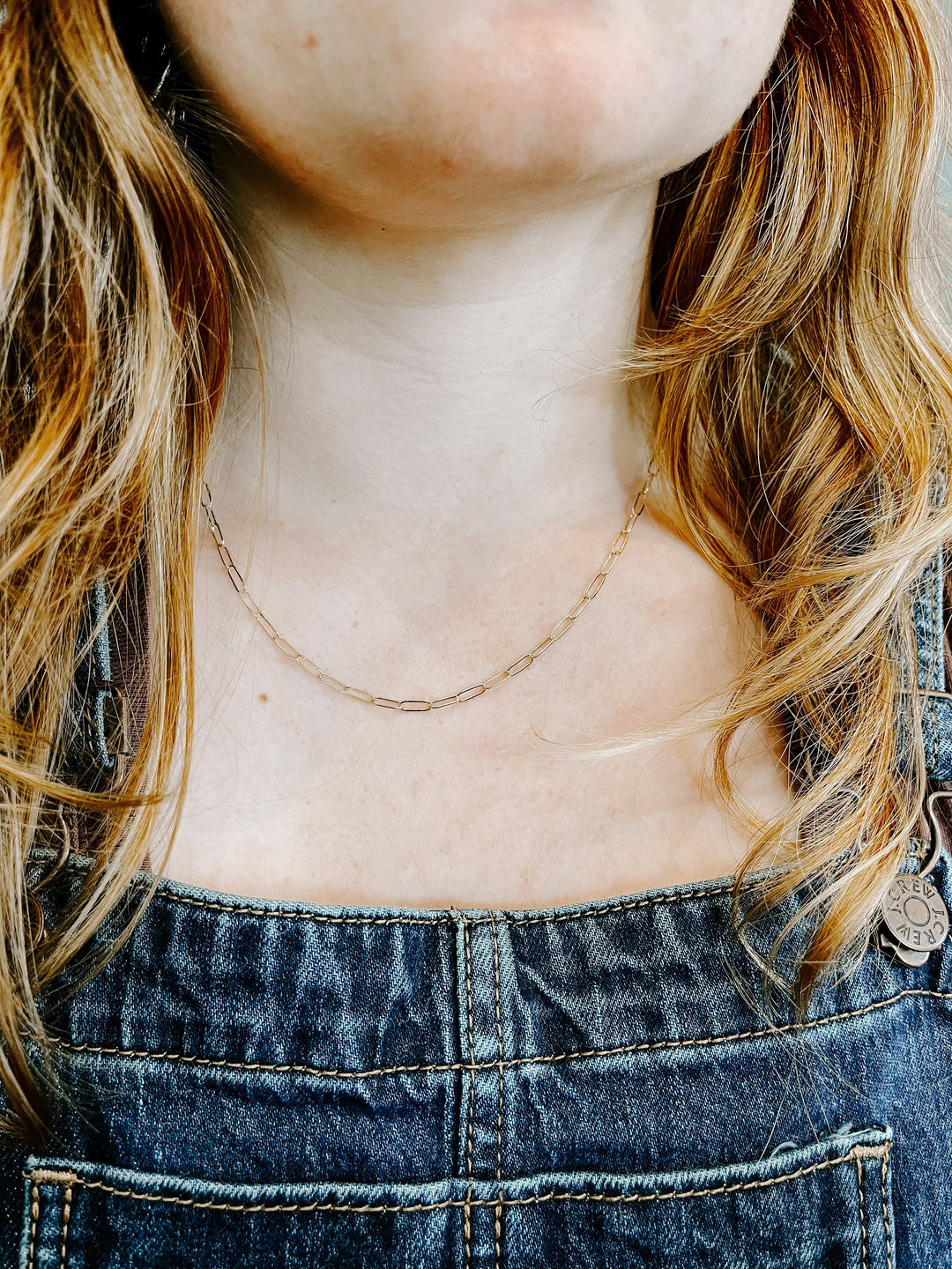 NECKLACES - 14K Yellow Gold 3mm 18 Inch Paper Clip Necklace