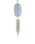 Kendra Scott Rayne Silver Large Long Pendant Necklace In Blue Lace Agate