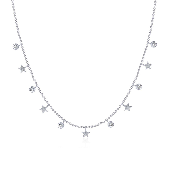 NECKLACES - Lafonn Sterling Silver Starfall 0.73cttw Charm Necklace