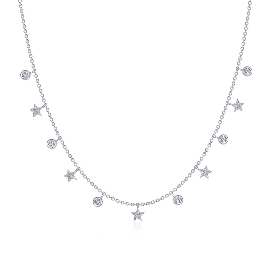 NECKLACES - Lafonn Sterling Silver Starfall 0.73cttw Charm Necklace