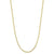 Sterling Silver Paperclip Chain Necklace 18k Gold Finish 24"