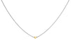 Snake Chain Sterling Silver And 14K Yellow Gold 18"