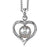 Sterling Silver Heart Shaped Pearl Pendant