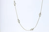 NECKLACES - Sterling Silver Station Necklace