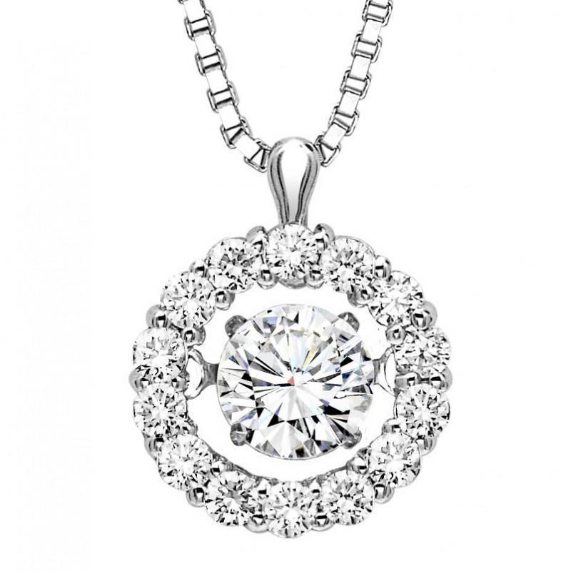 Medium Diamond Keepsake Necklet — R.Y.M. Jewelry