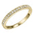 Bead Set Diamond Stackable Ring .12 Cttw 10K Yellow Gold