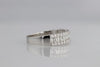 RINGS - 14K White Gold 1cttw Baguette And Round Diamond Band.