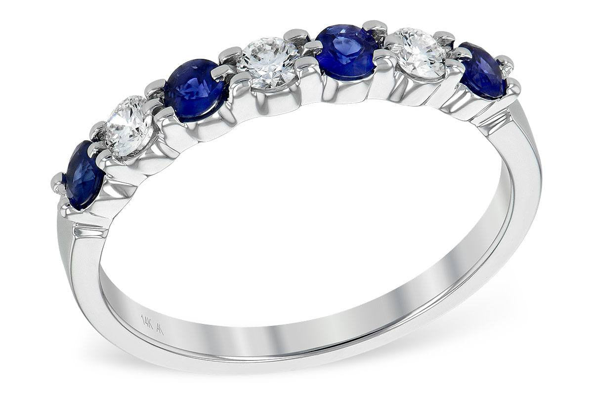 Uneek Precious Collection Multi-Row Oval Shaped Blue Sapphire Anniversary  Ring RB4019BS - RB4019BS - Uneek Jewelry