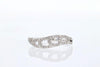 RINGS - 14K White Gold .25cttw Diamond Curved Ring