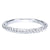 Roped Design Stackable Ring 14K White Gold