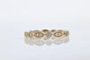 RINGS - 14K Yellow Gold .38cttw Round Diamond Stackable Ring