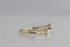 RINGS - 14K Yellow Gold .50cttw Round & Baguette Diamond Fashion Ring.