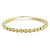 Beaded Ball Design Stackable Band 14K Yellow Gold
