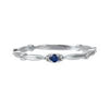 RINGS - Copy Of 10K White Gold Sapphire Stackable Ring