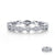 Lafonn Sterling Silver Stackable Wave Eternity Band