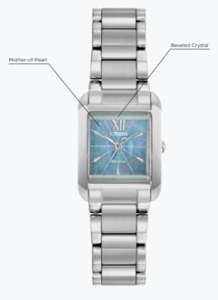 Citizen Eco-Drive L Collection Women's Blue Mother-of-Pearl Watch