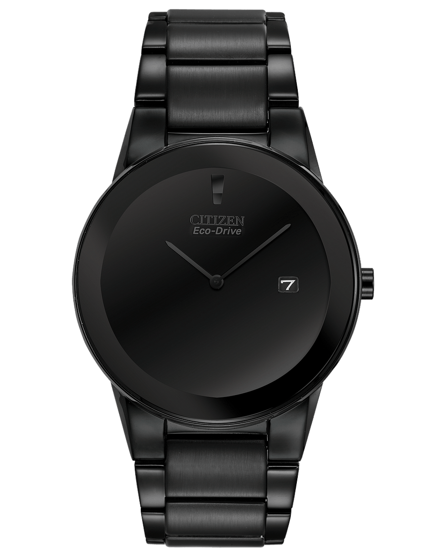 Watches - Citizen Eco-Drive Men's Axiom Black-Tone Stainless Steel Watch