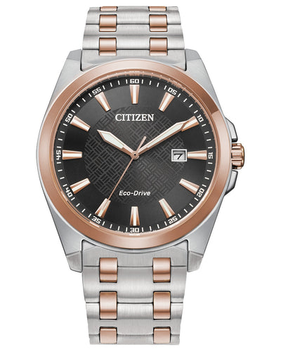 Watches - Citizen Eco-Drive Men's Corso Rose Gold Two-Tone Watch