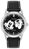 Citizen Eco-Drive Mickey Mouse Unisex Watch With Leather Strap