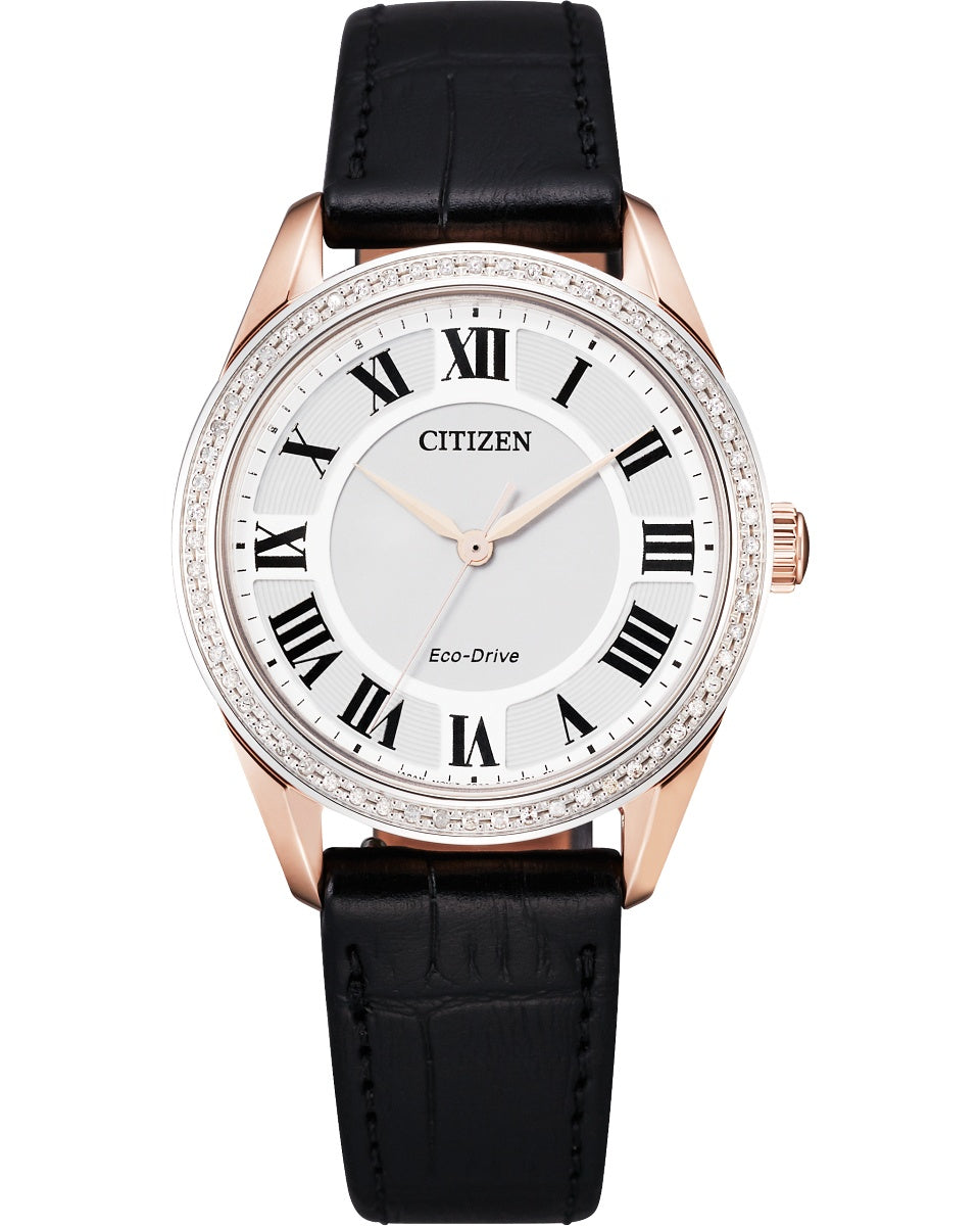 Watches - Citizen Eco-Drive Women's Arezzo Diamond Bezel Watch
