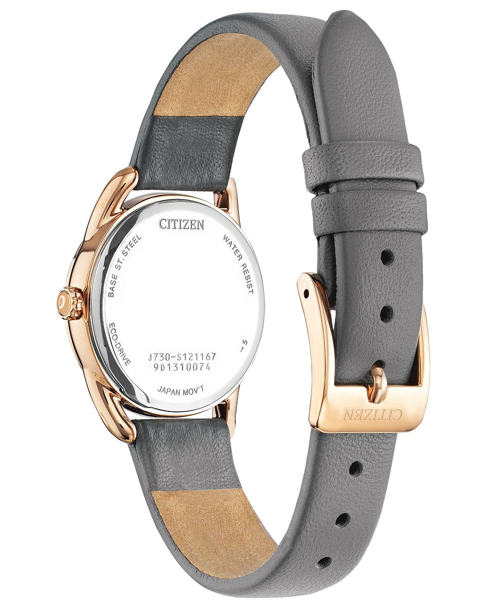 Citizen women's watches hot sale leather strap