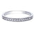 Bead Set Round Diamond Band .13Cttw 14K White Gold 149B