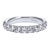 French Pave Diamond Band 1.00 Cttw14K White Gold