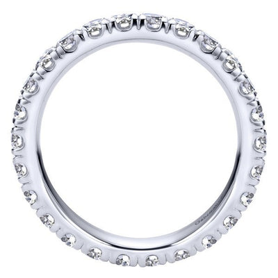 Platinum Pave Set Diamond Eternity Ring