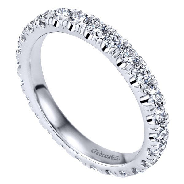 1/2 Carat Pave Set Diamond Wedding Band Ring in Gold – FINEROCK