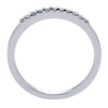 WEDDING - 14K White Gold .10cttw Pave Diamond Band