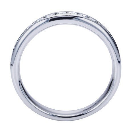 WEDDING - 14K White Gold .50cttw Channel Set Diamond Band