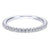 French Pave Eternity Diamond Band .50 Cttw 14K White Gold