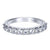 Pave Diamond Band .75 Cttw 14K White Gold | Mullen Jewelers