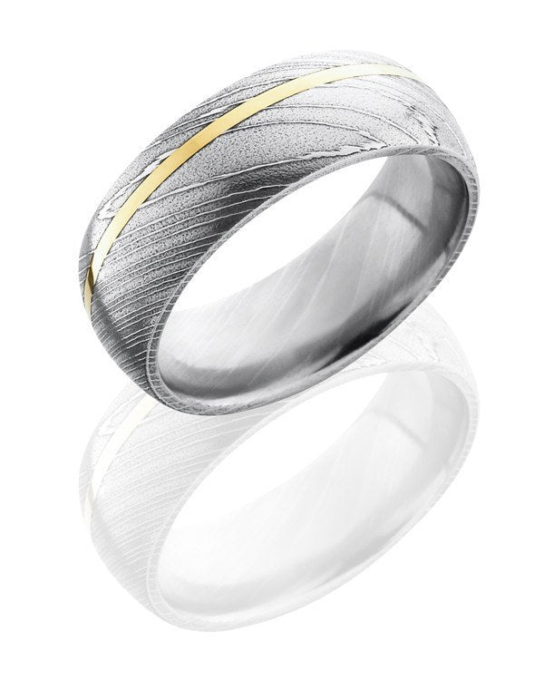 Men's Wedding Band Made of 14k Gold. Mens Wedding Ring. 