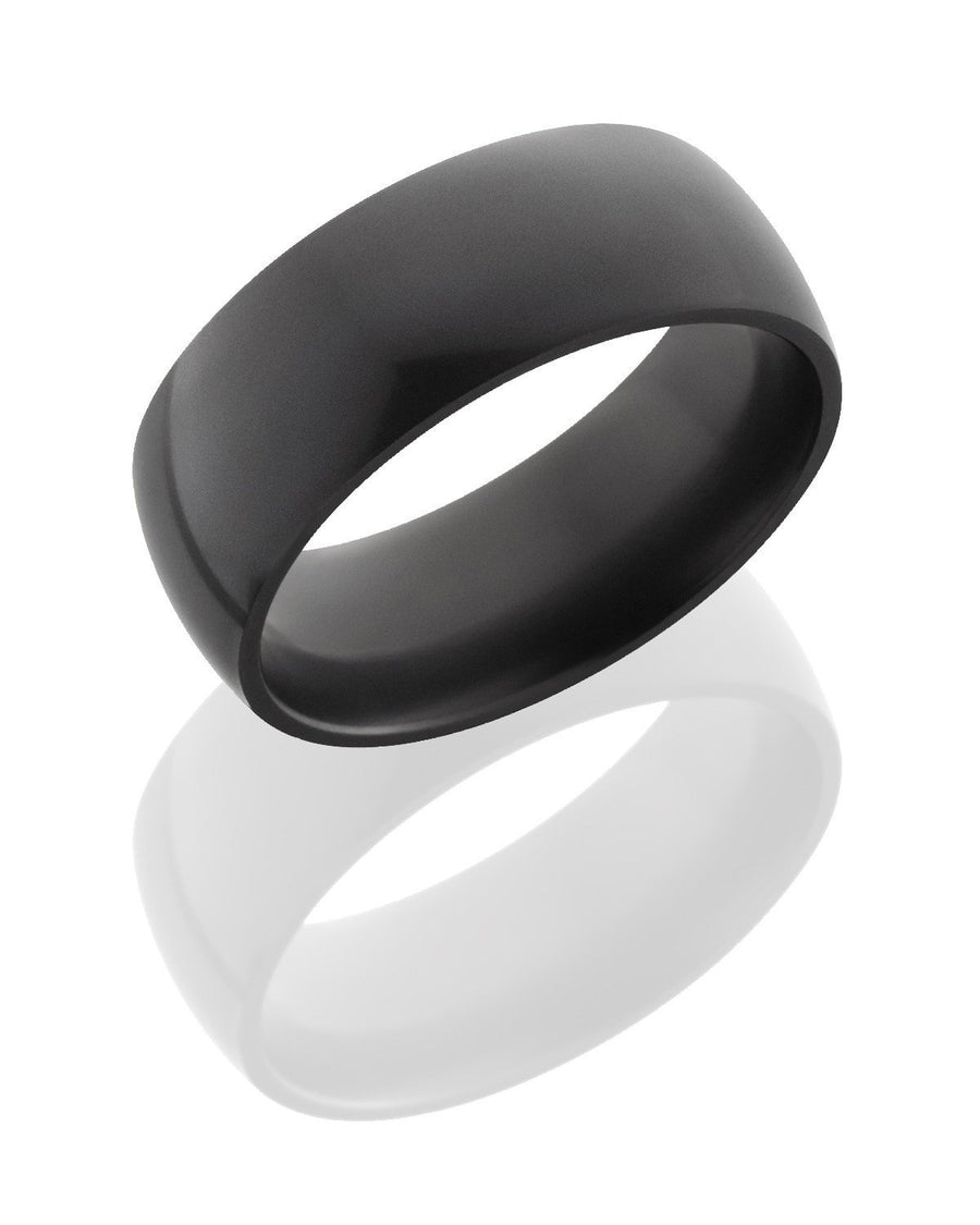 WEDDING - Elysium 6mm Wide Solid Diamond Domed Wedding Band