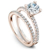 Wedding Ring - 14K Rose Gold .31cttw Traditional Diamond Wedding Band #825B