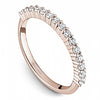 Wedding Ring - 14K Rose Gold .32cttw Prong Set Stackable Diamond Wedding Band #874B