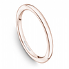 Wedding Ring - 14K Rose Gold Traditional Stackable Wedding Band #904B