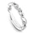Ornate Vintage Diamond Wedding Band 14K White Gold 823B