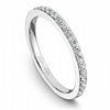 Wedding Ring - 14K White Gold .20cttw Traditional Diamond Wedding Band #891B