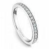 Wedding Ring - 14K White Gold .23cttw Traditional Diamond Wedding Band #868B