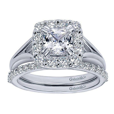 Wedding Ring - 14K White Gold .29cttw Prong Set Diamond Wedding Band