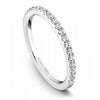 Wedding Ring - 14K White Gold .30cttw Traditional Diamond Wedding Band #843B