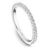 Wedding Ring - 14K White Gold .35cttw Traditional Stackable Diamond Wedding Band #838B