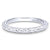 Engraved Stackable Ring 14K White Gold | Mullen Jewelers