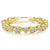 Pear Shaped Stackable Diamond Ring 14K Yellow Gold