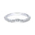 Amavida Inspired  Diamond Wedding Ring 18K White Gold 501B