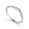 Platinum Vintage Inspired Amavida Diamond Wedding Ring